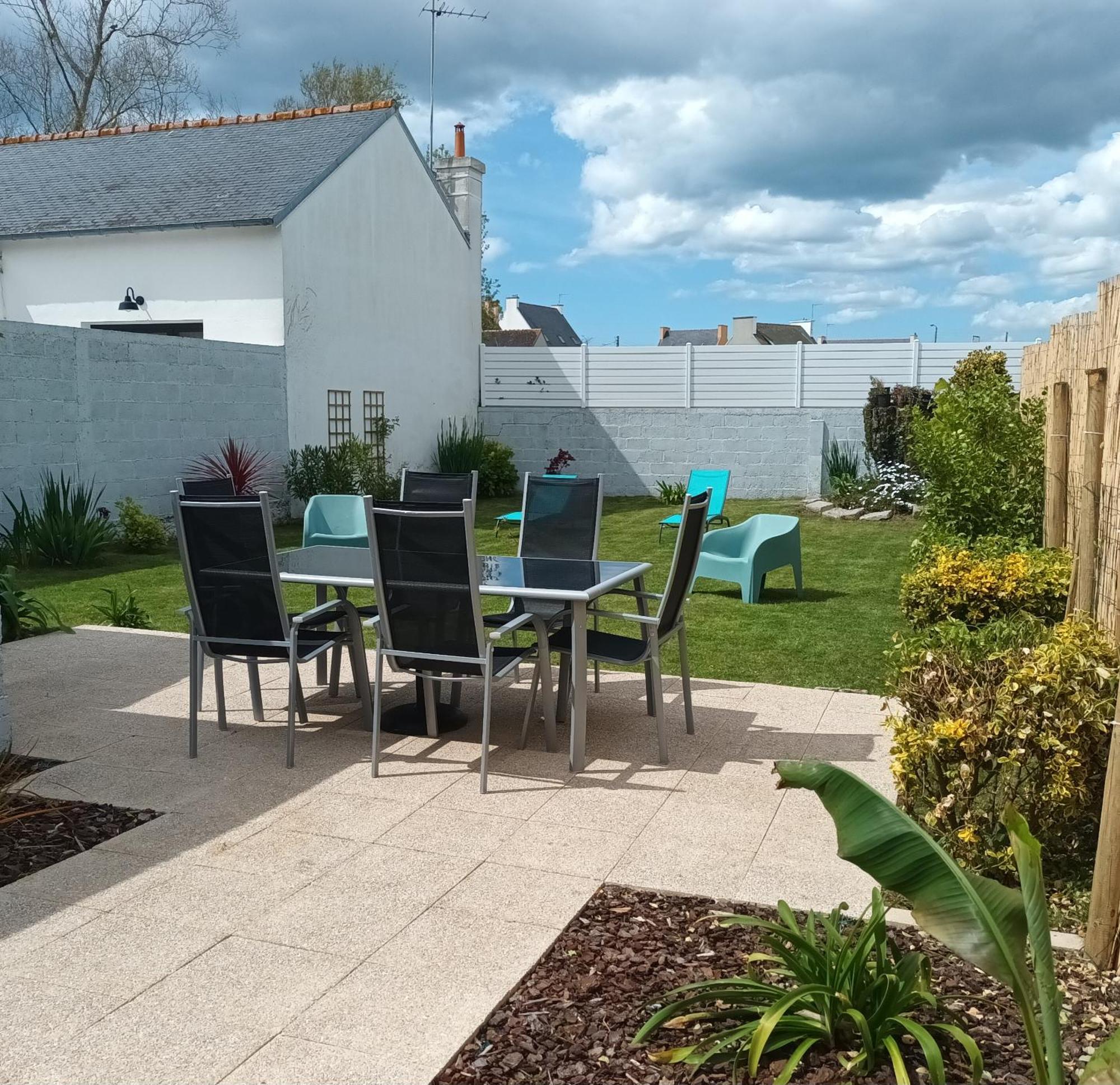 L'Escale Bretonne 6 Personnes, Proche Mer Et Centre Ville, Jardin Prive Et Clos Guilvinec Luaran gambar